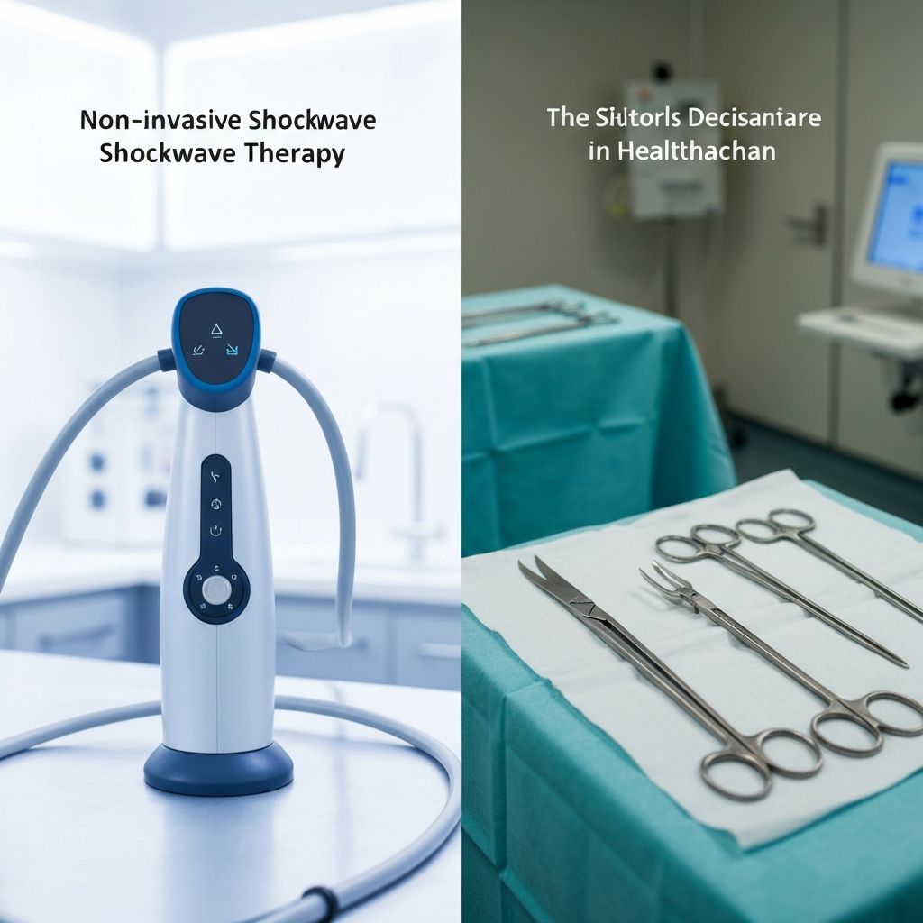 Shockwave Therapy vs Surgery: Making the Right Choice